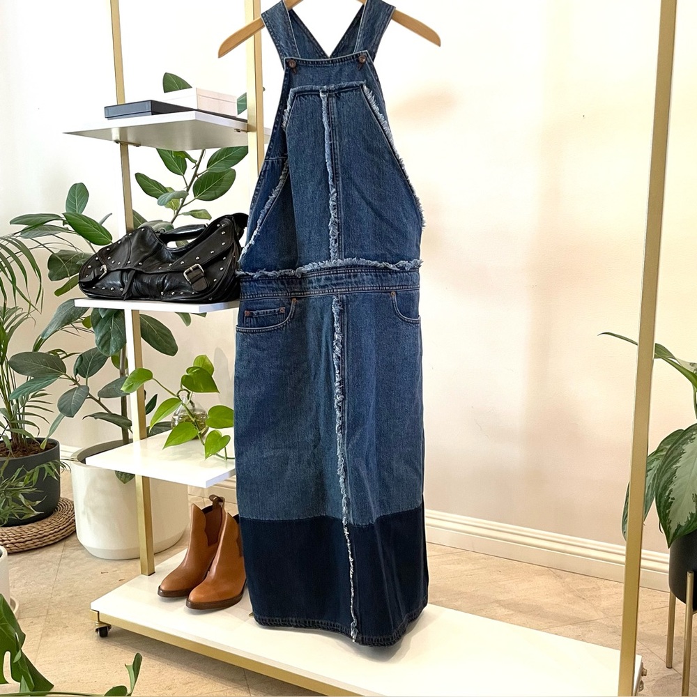 Acne Studios Jethe Denim Overall Dress